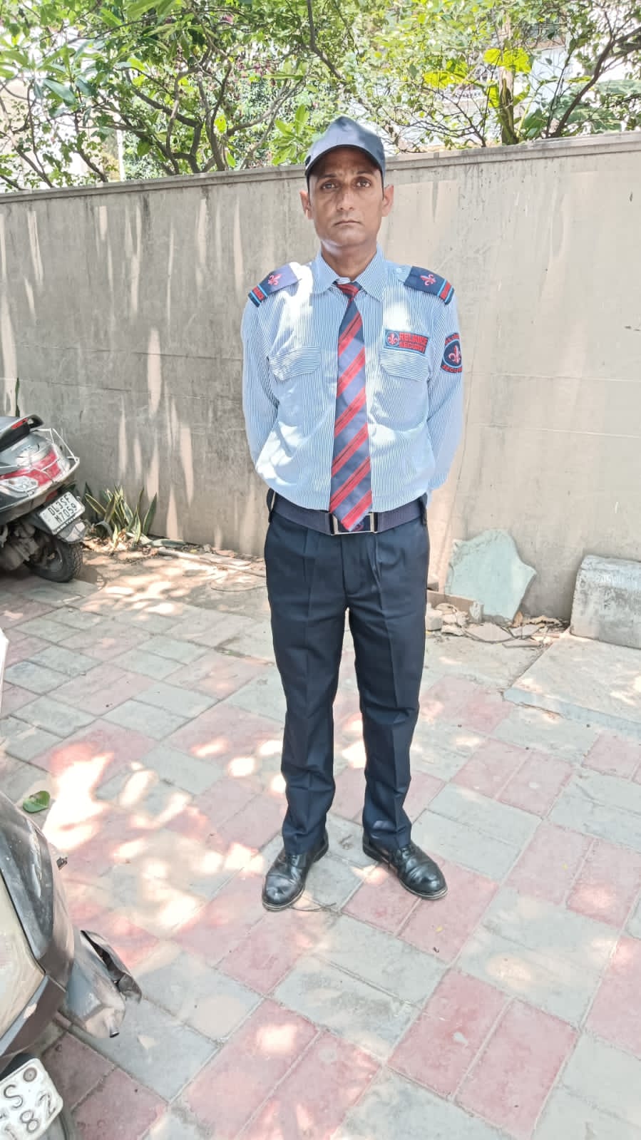 Personal security officer on assignment